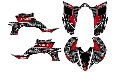 Fits YFZ450 2003 2004 2005 2006 2007 2008 Yamaha Graphic Decal Kit Stickers • $127.40
