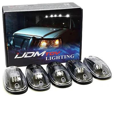 5pc Clear Lens 16-SMD White LED Cab Roof Marker Running Lights For Truck SUV 4x4 • $33.29