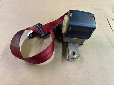 90-93 Ford Mustang Crystal RED Rear Seat Belt Retractor DRIVERS Side TRW OEM • $59.99