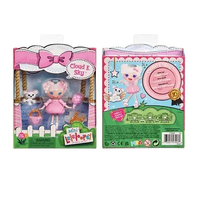 Mini Lalaloopsy Cloud E. Sky 3  Figure W/Pet And Accessories NEW Ages 3+ • $15.99