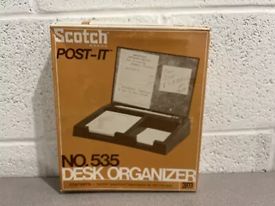 Vintage Scotch Brand Post-It Desk Organizer No.535 • $11.69