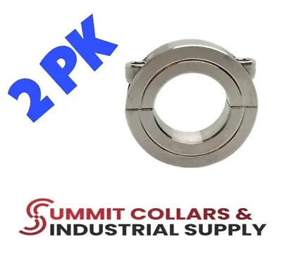 5/8”  Bore Stainless Steel Double Split Shaft Collar  (Qty 2) FREE Ship • $17.99