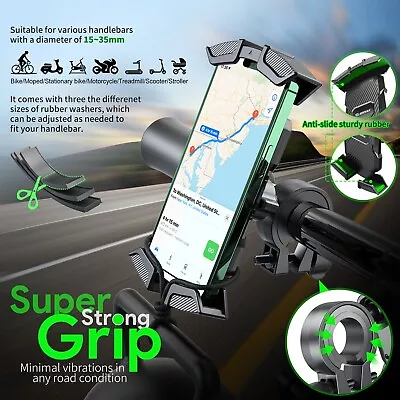 Universal Bike Bicycle Scooter & Golf Cart 360° Rotatable Phone Holder Mount • $8.99