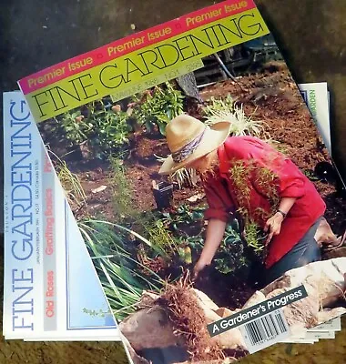 Taunton's FINE GARDENING Magazine - Your Choice Year Lots From 1989-2016 • $19.95