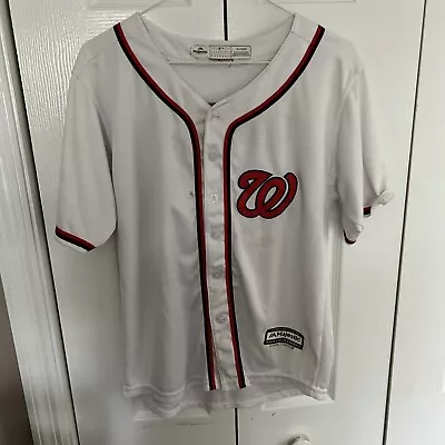 Youth XL Bryce Harper #34 Washington Nationals MLB Jersey White Majestic • $24.48