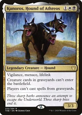 Kunoros Hound Of Athreos [Theros Beyond Death] Magic MTG • $1.45