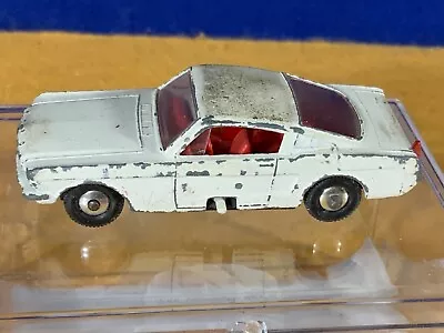 R9-69 MATCHBOX No. 8 - FORD MUSTANG -MOVABLE STEERING -MADE IN ENGLAND BY LESNEY • $20.95