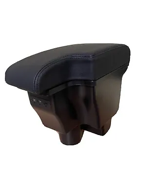 Vtear For Mazda 2 CX-3 Armrest Leather Storage 3 USB Box Center Cupholder 14-20 • $49.95