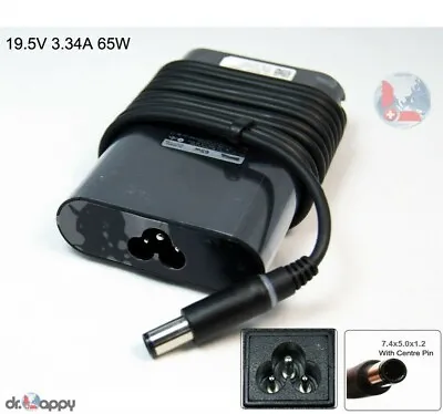65W AC Adapter Charger Compatible Dell PA10 LA65NS2-01 PA-12 098R6C 98R6C 7.4mm • $10.62