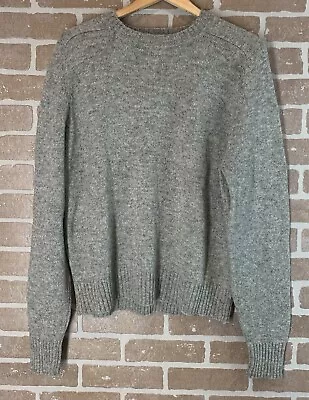 Vintage Sears Road Pullover Sweater XL Mens Wool Blend Heather Gray Read* • $21.95