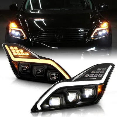 [SWITCHBACK TUBE]Full LED Projector Headlights Set For 2008-2015 G37 Q60 Coupe • $524.99