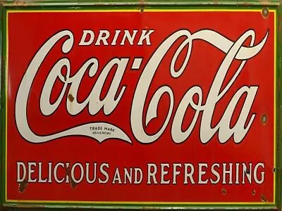 Drink Coca Cola Advertisment Vintage Style Retro Metal Wall Plaque Art Sign • £4.99