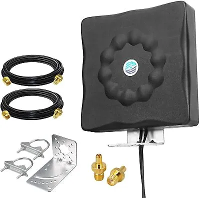 5G/4G Directional Outdoor External Antenna ZTE MC801A MU5001 Three 5G Hub 2x TS9 • £87.99