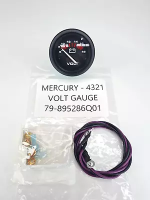 GENUINE 895286Q01 Mercury Mariner VOLT VOLTAGE GAUGE ASSEMBLY Outboard Engine • $83