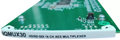 Snell (SAM) IQMUX30 – 3G/HD/SD-SDI 16 Channel AES Multiplexer Module • $350
