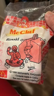 1999 Mcchef Ronald Collectibles Mcdonald Happy Meal Unopened New • $39.99