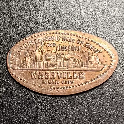 Country Music Hall Of Fame NASHVILLE Music City - Press Coin Elongated Penny • $2.99