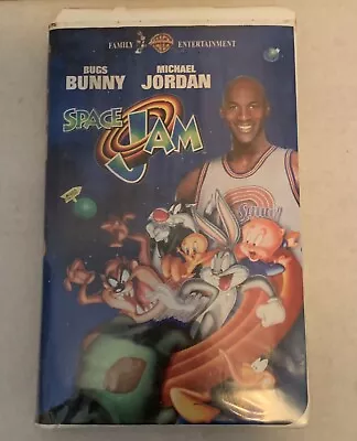 Space Jam VHS Video Clamshell Michael Jordan Bill Murray Warner Bros. 1997 • $6.20