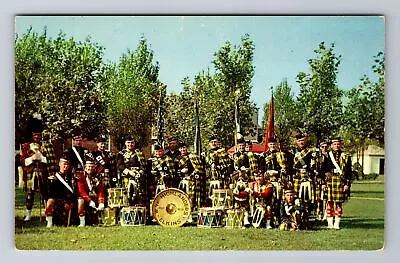 Elkins WV-West Virginia West Virginia Highlanders Bagpipe Band Vintage Postcard • $8.99