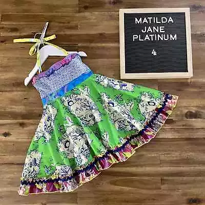 Matilda Jane Platinum Night Owl Roundabout Ellie Dress 4  • $40