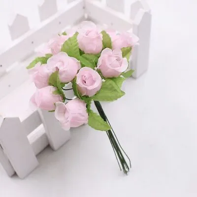 Artificial Flowers Plastic Fake Plants UV Resistant Home In/Outdoor Garden Decor • £2.36