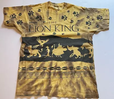 Vintage 90s Disney Lion King 1994 Movie Promo Shirt Mens Large XL Tie Dye RARE • $55