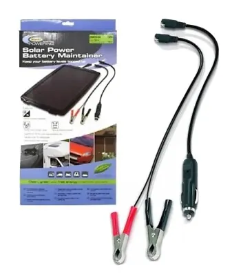 Ring RSP240 Solar Panel Battery Charger / Maintainer 2.4W 12V Car Caravan Camper • £33.69