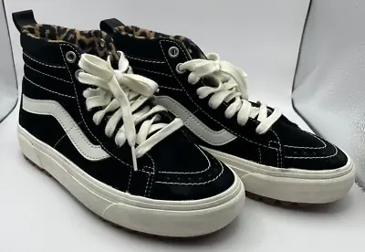 Vans Sk8-Hi MTE-1 Unisex Men's Women's Black Leopard Lifestyle Sneakers Shoes • $45