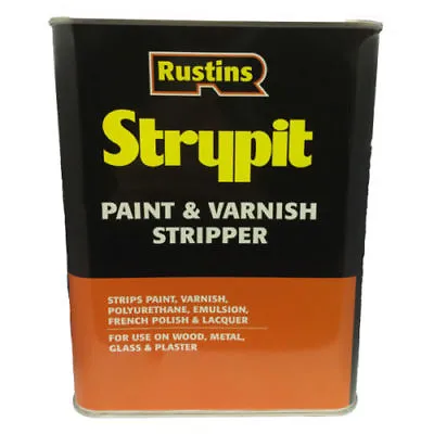 £67.93 • Buy Rustins Strypit Paint And Varnish Stripper Remover 5 Litre Strips Paint Varnish