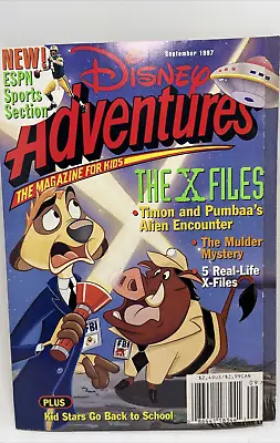 $10.74 • Buy Disney Adventures Magazine September 1997 Timon & Pumba's Alien Encounters