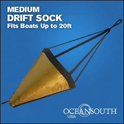 $21.18 • Buy 32  Drift Sock Sea Anchor Drogue, Sea Brake Fits Boats Up To 20' -Medium Size