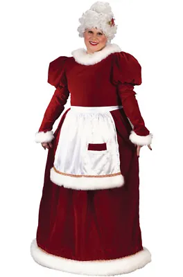 Velvet Mrs Santa Claus Plus Size Halloween Costume • $222.24