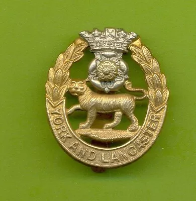 York And Lancaster Regiment.bi-metal Army Cap Badge • £10