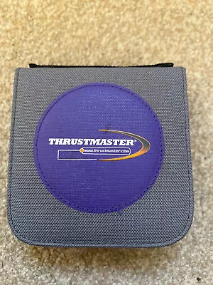 Nintendo Gamecube 12 Disc Carry Case Zip Wallet Genuine Game Holder Thrustmaster • £7.95