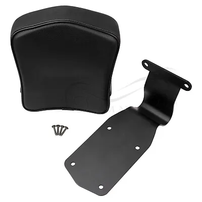 Black Motorcycle Leather Rear Sissy Bar Backrest Kit Fit For Honda VTX 1300 1800 • $38.98