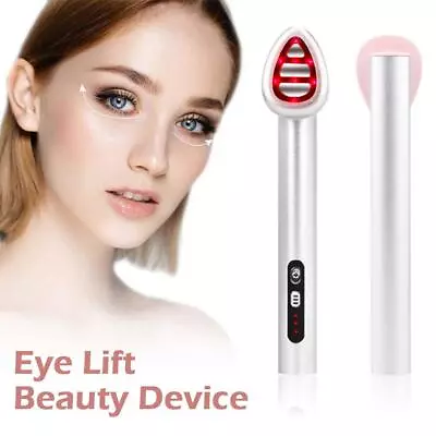 Microcurrent Facial Wand Red Light Therapy Face Neck Eyes Lift Beauty Deal • $15.79