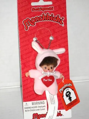 Monchhichi Bebichhichi Rabbit Bunny Girl Key Chain Monchichi Sekiguchi Kiki 10cm • $21.99