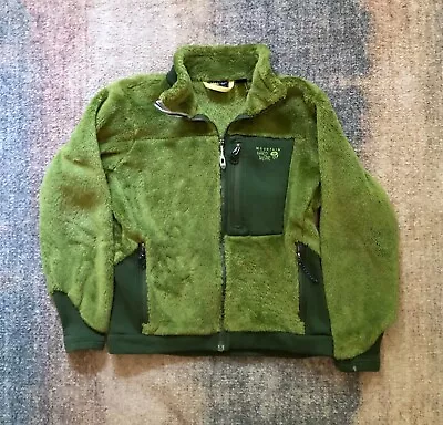 Y2K Mountain Hardwear Fleece Tech Jacket Womens Size Medium Grinch Playboi Carti • $20