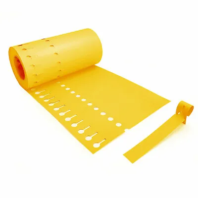 1000 X 160mm YELLOW Loop Lock Labels. • £28.99