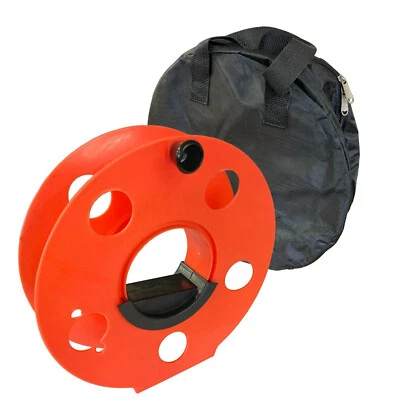£15.49 • Buy HOOK UP CABLE REEL TIDY MAINS LEAD HOLDER + Bag 25m Caravan Motorhome Camper