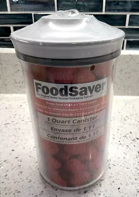$16.99 • Buy FoodSaver Vacuum Pack System 1 Quart Canister Keep Food Fresh Sealed NEW