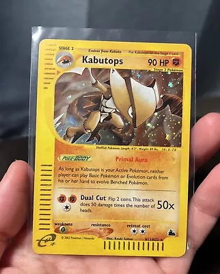 Kabutops Holo Rare Expedition Series Pokémon Card H13/H32 💥 • $180