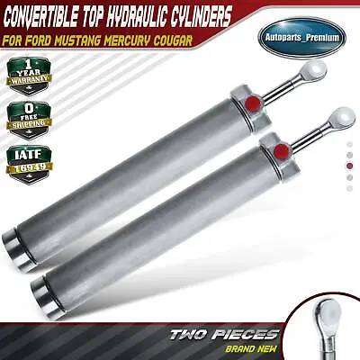 Convertible Top Hydraulic Cylinders For Ford Mustang 64-70 Mercury Cougar 69-70 • $73.99