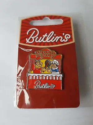 £8.99 • Buy Butlins Pin Badge Punch And Judy Puppet Show Vintage Funfair New