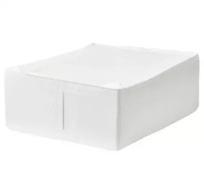 2x IKEA SKUBB MultiUse Under Bed Wardrobe Storage Case Box White  44x55x19 Cm • £21.99