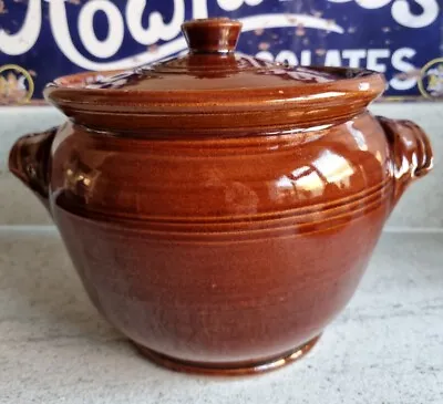 £15 • Buy Vintage Retro Stoneware Soup Stew Tureen Bowl Jardinere With Lid Large 3.5 Pints