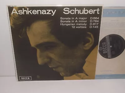 SXL 6260 Schubert Sonatas In A Minor Hungarian Melody 12 Waltzes Ashkenazy ED3WB • £25