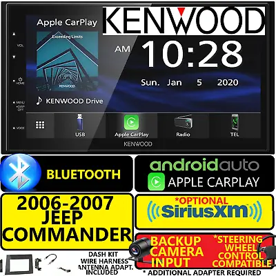 06 07 Jeep Commander Nav Bluetooth Carplay Android Auto Car Radio Stereo Opt Xm • $616.71