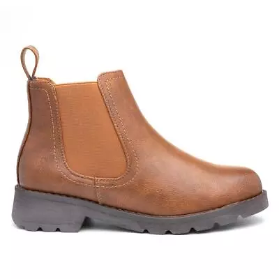 Heavenly Feet Womens Boot Tan Slip On Ankle Croft Size UK 45678 • £29.99