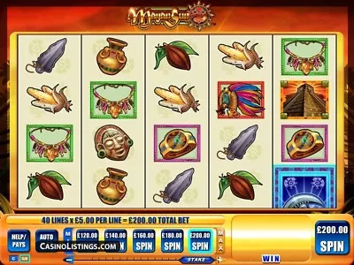 WMS BB1 Slot Machine Software Game “Mayan Sun” • $60